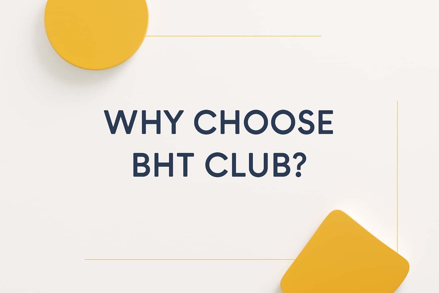 Why Choose BHT Club? Interface