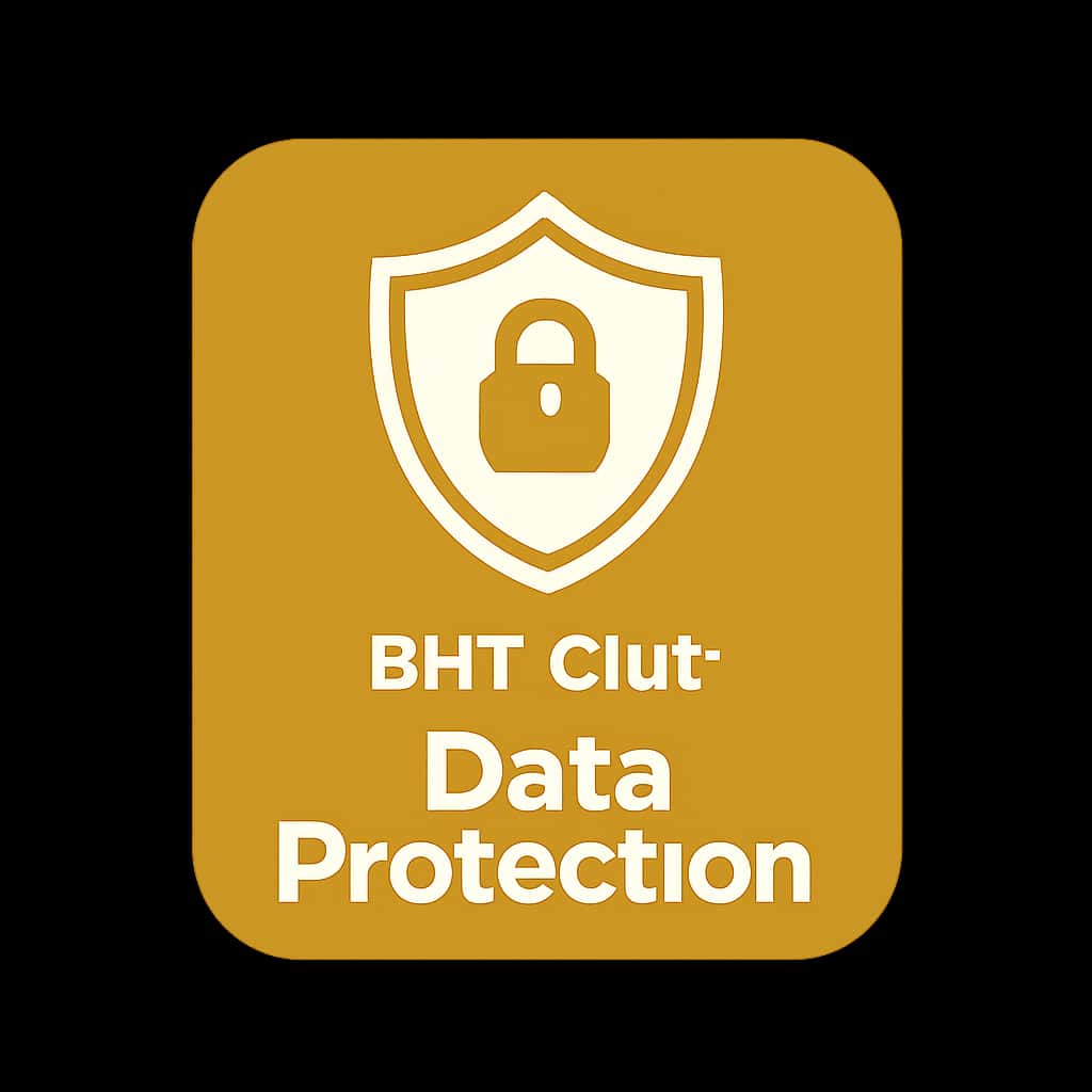 An icon depicting a shield symbolizing data security and protection.