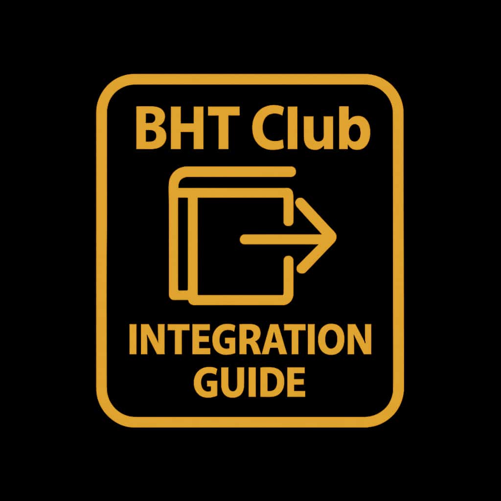 Icon representing the BHT Club Integration Guide.
