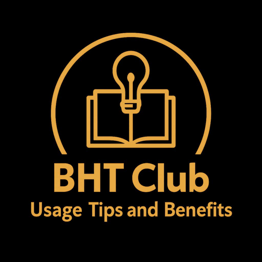 An icon symbolizing BHT Club usage tips and benefits.
