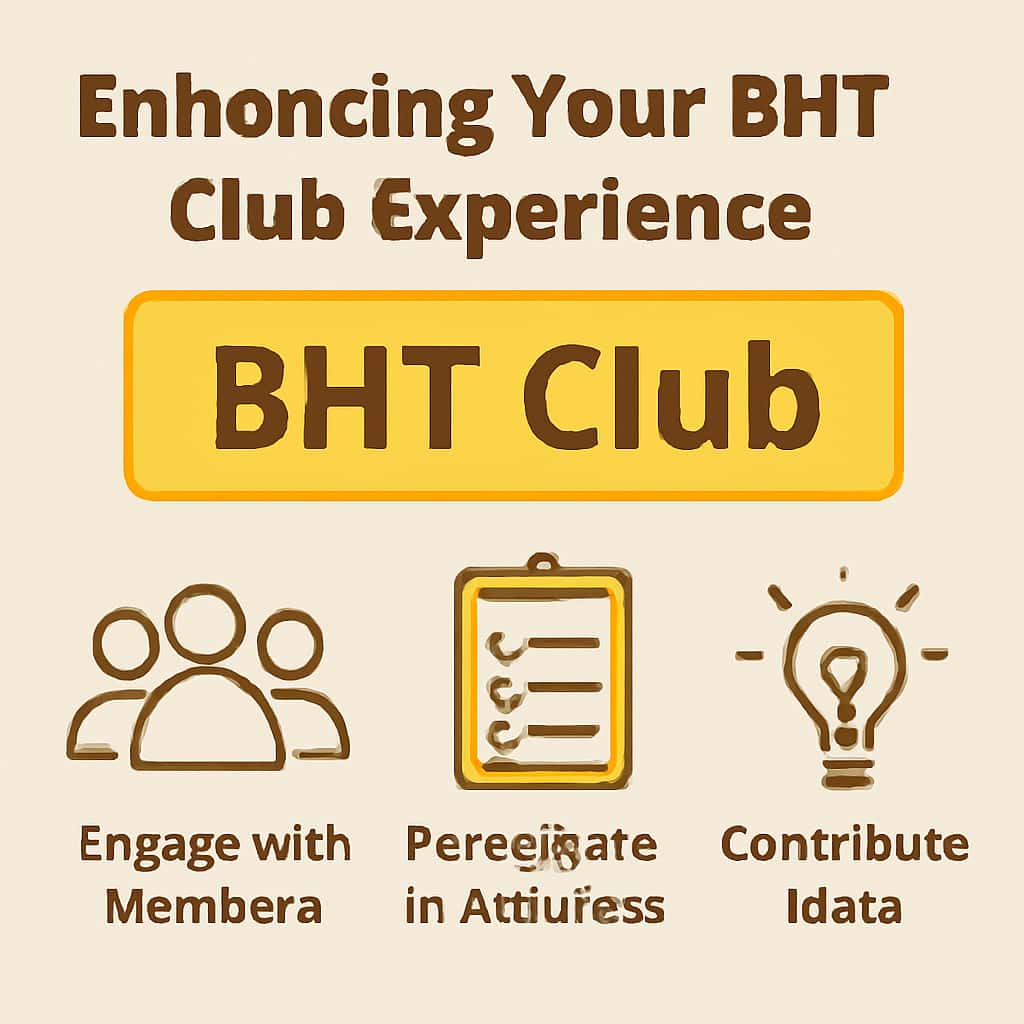 Diagram illustrating Enhancing Your BHT Club Experience
