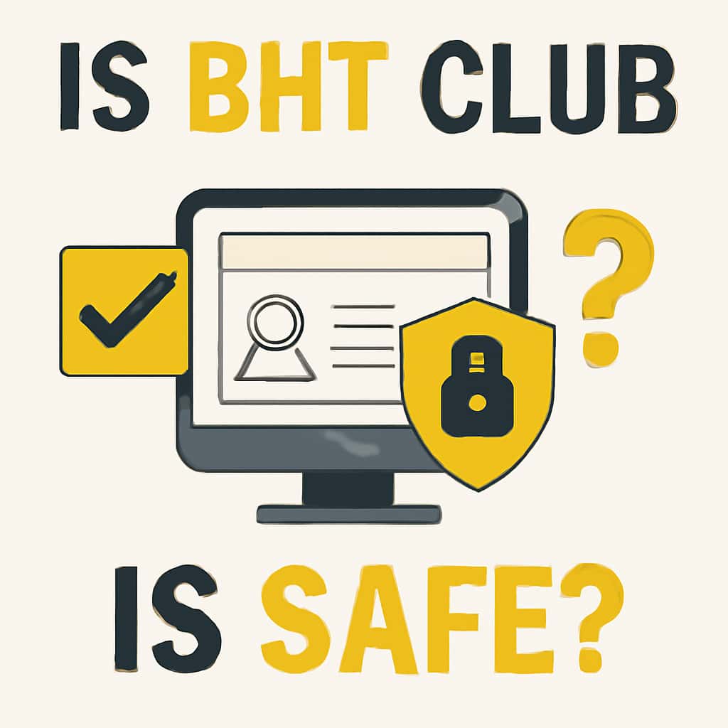 An educational diagram detailing safety features of BHT Club.
