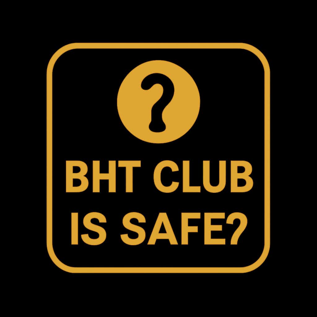 An icon representing safety guidance for BHT Club.