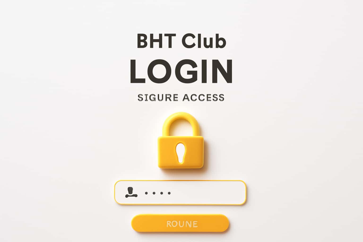 BHT Club Login - Secure Access Interface