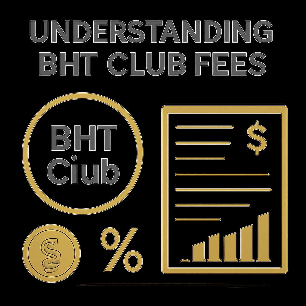 An educational illustration explaining BHT Club fees.